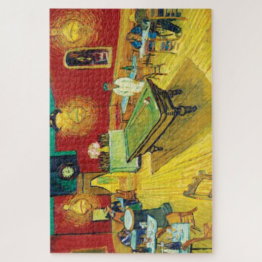Vincent Van Gogh The Night Cafe (Le café de nuit) Legpuzzel (Verticaal)