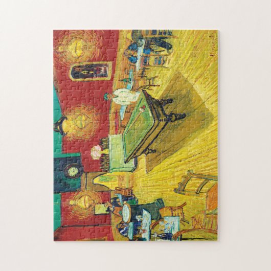 Vincent Van Gogh The Night Cafe (Le café de nuit) Legpuzzel (Verticaal)