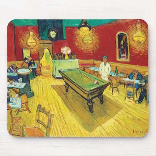 Vincent Van Gogh The Night Cafe (Le café de nuit) Muismat (Voorkant)