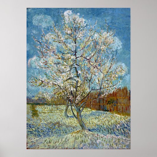 Vincent van Gogh The Pink Peach Tree Poster (Voorkant)