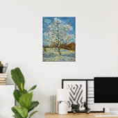 Vincent van Gogh The Pink Peach Tree Poster (Thuiskantoor)