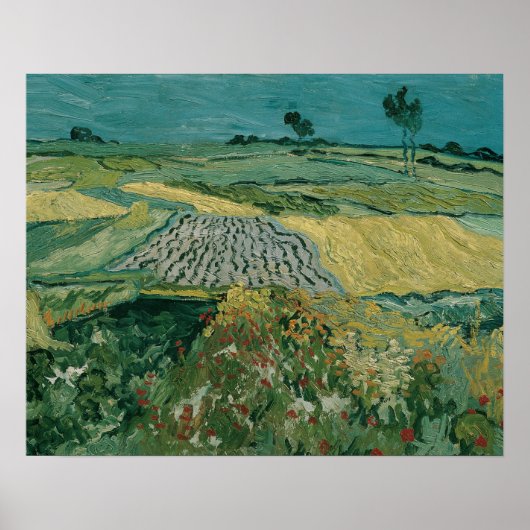 Vincent van Gogh - The Plain of Auvers Poster (Voorkant)