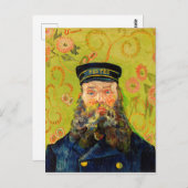 Vincent Van Gogh The Postman Joseph Roulin Briefkaart (Voorkant / Achterkant)