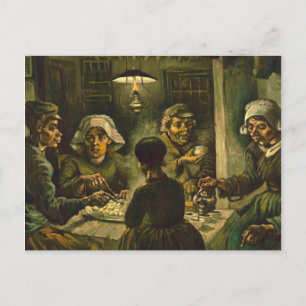 Vincent Van Gogh - The potato eaters AprilMay Feestdagenkaart