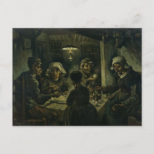 Vincent van Gogh The Potato Eaters Briefkaart (Voorkant)