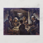 Vincent Van Gogh The Potato Eaters Fine Art Briefkaart (Voorkant)