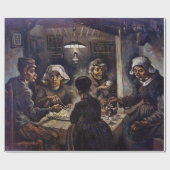 Vincent Van Gogh The Potato Eaters Fine Art Cadeaupapier (Vlak)