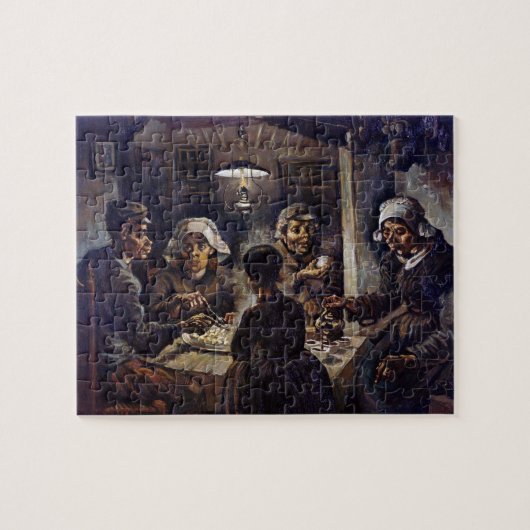 Vincent Van Gogh The Potato Eaters Fine Art Legpuzzel (Horizontaal)