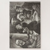 Vincent Van Gogh The Potato Eaters lithograaf Legpuzzel (Verticaal)