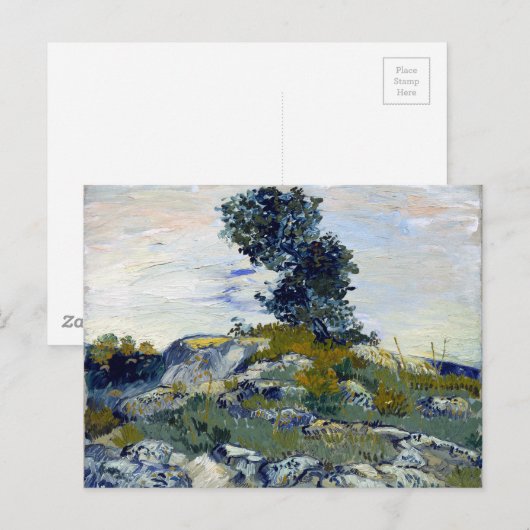 Vincent van Gogh The Rocks Briefkaart (Voorkant / Achterkant)
