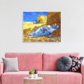 Vincent van Gogh The Siesta (na Millet) Canvas Afdruk (Insitu (Woonkamer))