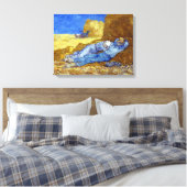 Vincent van Gogh The Siesta (na Millet) Canvas Afdruk (Insitu (Slaapkamer))