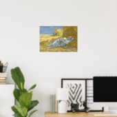 Vincent van Gogh - The Siesta (na Millet) Poster (Thuiskantoor)