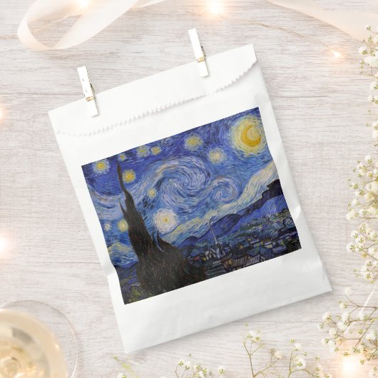 Vincent Van Gogh - The Starry night Bedankzakje (Geknipt)