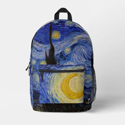 Vincent Van Gogh - The Starry night Bedrukte Rugzak (Voorkant)