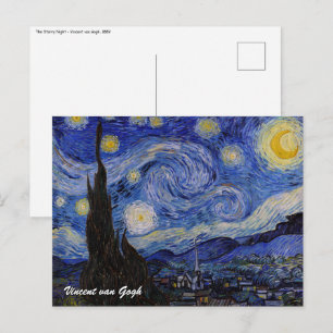 Vincent Van Gogh - The Starry night Briefkaart