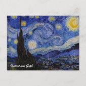Vincent Van Gogh - The Starry night Briefkaart (Voorkant)