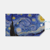 Vincent Van Gogh - The Starry night Cadeaulabel (Voorkant (Horizontaal))