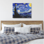 Vincent Van Gogh - The Starry night Canvas Afdruk (Insitu (Slaapkamer))