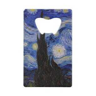Vincent Van Gogh - The Starry night Creditkaart Flessenopener