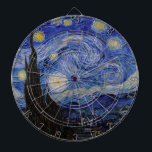 Vincent Van Gogh - The Starry night Dartbord<br><div class="desc">The Starry Night / The Night Home - Vincent Van Gogh in 1889</div>