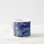 Vincent Van Gogh - The Starry night Espresso Kop<br><div class="desc">The Starry Night / The Night Home - Vincent Van Gogh in 1889</div>