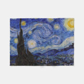 Vincent Van Gogh - The Starry night Fleece Deken (Voorkant (Horizontaal))