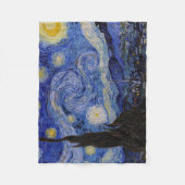 Vincent Van Gogh - The Starry night Fleece Deken (Voorkant)