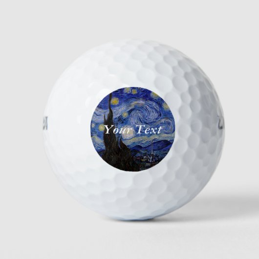 Vincent Van Gogh - The Starry night Golfballen (Voorkant)