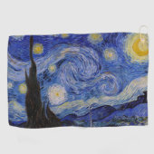 Vincent Van Gogh - The Starry night Golfhanddoek (Horizontaal)