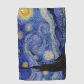 Vincent Van Gogh - The Starry night Golfhanddoek (Voorkant)