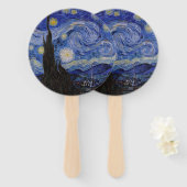 Vincent Van Gogh - The Starry night Handwaaier (Voorkant en achterkant)