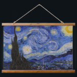 Vincent Van Gogh - The Starry night Hangend Wandkleed<br><div class="desc">The Starry Night / The Night Home - Vincent Van Gogh in 1889</div>