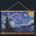 Vincent Van Gogh - The Starry night Hangend Wandkleed<br><div class="desc">The Starry Night / The Night Home - Vincent Van Gogh in 1889</div>