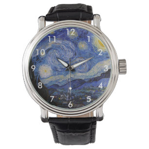 Vincent Van Gogh - The Starry night Horloge