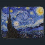 Vincent Van Gogh - The Starry night Inbakerdoek<br><div class="desc">The Starry Night / The Night Home - Vincent Van Gogh in 1889</div>
