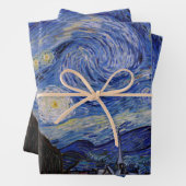 Vincent Van Gogh - The Starry night Inpakpapier Vel (In situ)