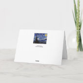 Vincent Van Gogh - The Starry night Kaart (Achterkant)