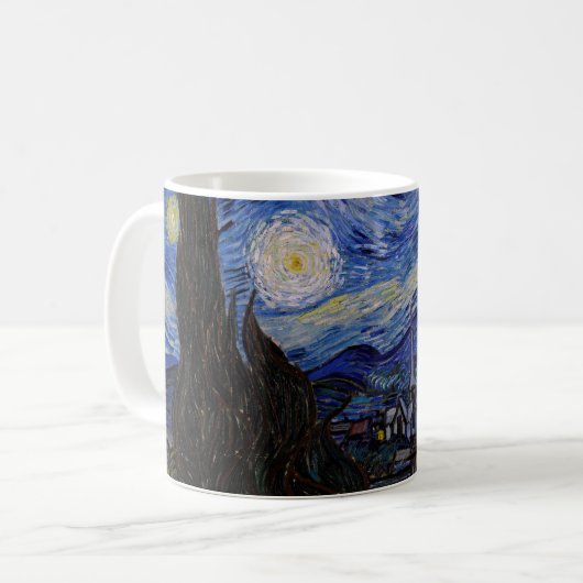 Vincent Van Gogh - The Starry night Koffiemok (Voorkant links)