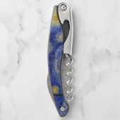 Vincent Van Gogh - The Starry night Kurkentrekker (Achterkant)