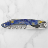 Vincent Van Gogh - The Starry night Kurkentrekker (Achterkant)