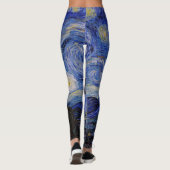 Vincent Van Gogh - The Starry night Leggings (Achterkant)