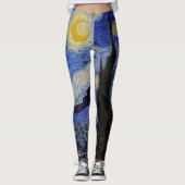 Vincent Van Gogh - The Starry night Leggings (Voorkant)