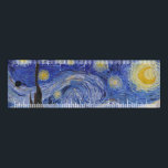 Vincent Van Gogh - The Starry night Lineaal<br><div class="desc">The Starry Night / The Night Home - Vincent Van Gogh in 1889</div>