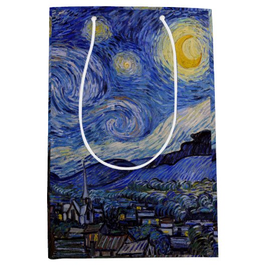 Vincent Van Gogh - The Starry night Medium Cadeauzakje (Voorkant)