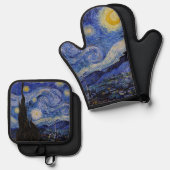 Vincent Van Gogh - The Starry night Ovenwant & Pannenlap Set (Voorkant / Achterkant)