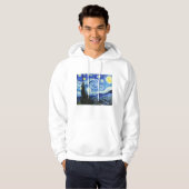 Vincent Van Gogh, The Starry Night painting Hoodie (Voorkant volledig)