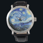 Vincent Van Gogh, The Starry Night painting Horloge<br><div class="desc">The Starry Night (Dutch: De sterrennacht) is an oil-on-canvas painting by the Dutch Post-Impressionist painter Vincent van Gogh. Painted in June 1889.</div>