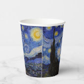 Vincent Van Gogh - The Starry night Papieren Bekers (Rechts)