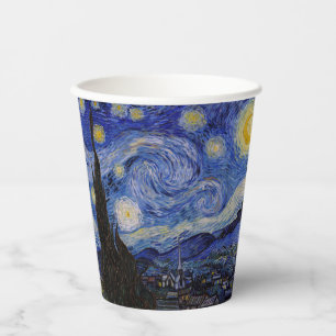 Vincent Van Gogh - The Starry night Papieren Bekers